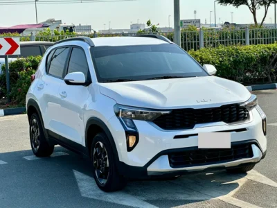 2025 Kia Sonet EX 4 Cylinders Petrol Engine White Black SUV GCC Specs Automatic