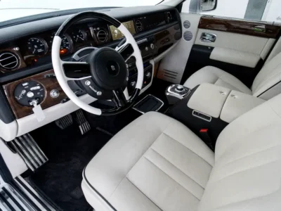 2014 Rolls-Royce Phantom Standard V12 Petrol Engine White Beige Sedan American Specs Automatic