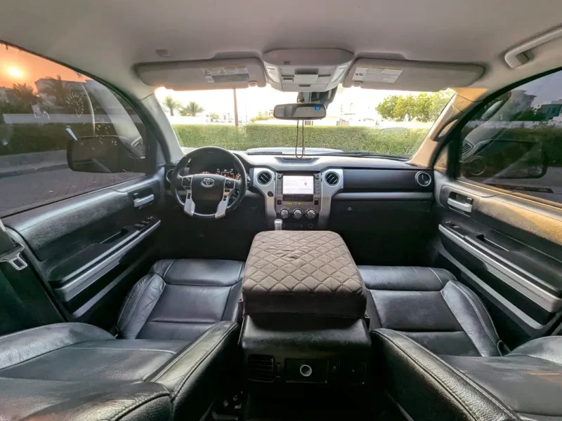 2019 Toyota Tundra CrewMax SR5 5.7L V8 i-FORCE Engine Grey Black Pickup Truck GCC Specs