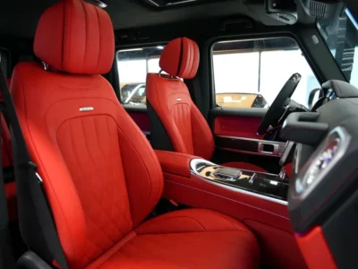2025 Mercedes-Benz G-Class G 63 AMG 4.0L V8 Biturbo Petrol Engine Grey Red SUV GCC Specs
