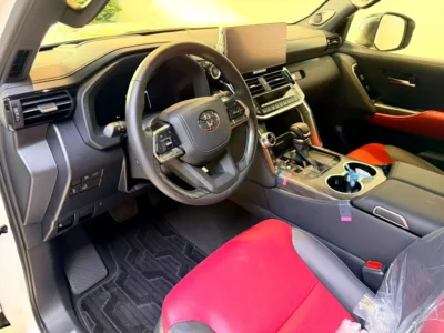 2026 Toyota Land Cruiser VXR 3.5 Litres 6 Cylinders Petrol Engine White Red SUV GCC Specs Fully Loaded