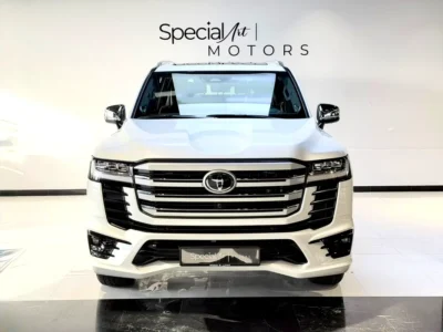 2026 Toyota Land Cruiser VXR 3.5 Litres 6 Cylinders Petrol Engine White Red SUV GCC Specs Fully Loaded