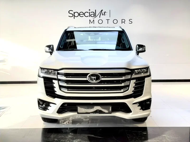 2026 Toyota Land Cruiser VXR 3.5 Litres 6 Cylinders Petrol Engine White Red SUV GCC Specs Fully Loaded
