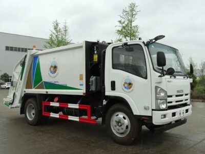 2026 Isuzu NPR 3.0 Litres 4 Cylinders Diesel Engine Manual White Grey Garbage Truck