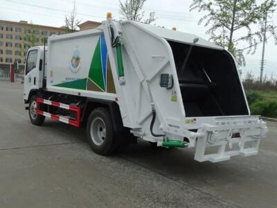 2026 Isuzu NPR 3.0 Litres 4 Cylinders Diesel Engine Manual White Grey Garbage Truck
