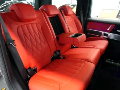2025 Mercedes-Benz G-Class G 63 AMG 4.0L V8 Biturbo Petrol Engine Grey Red SUV GCC Specs