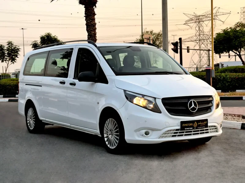 2019 Mercedes-Benz Vito Tourer Select 4 Cylinders Diesel Engine White Black Van GCC Specs