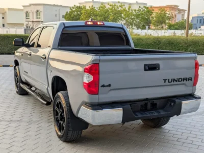 2019 Toyota Tundra CrewMax SR5 5.7L V8 i-FORCE Engine Grey Black Pickup Truck GCC Specs