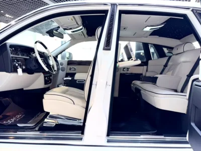 2014 Rolls-Royce Phantom Standard V12 Petrol Engine White Beige Sedan American Specs Automatic