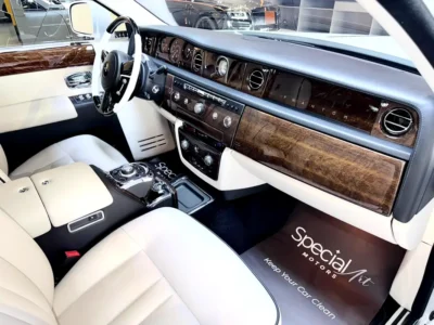 2014 Rolls-Royce Phantom Standard V12 Petrol Engine White Beige Sedan American Specs Automatic