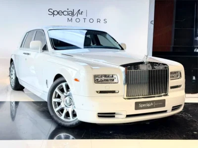 2014 Rolls-Royce Phantom Standard V12 Petrol Engine White Beige Sedan American Specs Automatic
