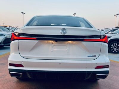 2024 MG 5 STD 1.5 Liters 4 Cylinders Petrol Engine White Black Sedan GCC Specs Fully Loaded
