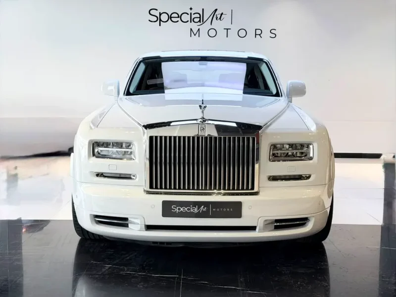 2014 Rolls-Royce Phantom Standard V12 Petrol Engine White Beige Sedan American Specs Automatic