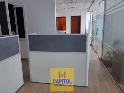 975 sqft Fully Furnished | 3 Glass Cabins | Premium Office