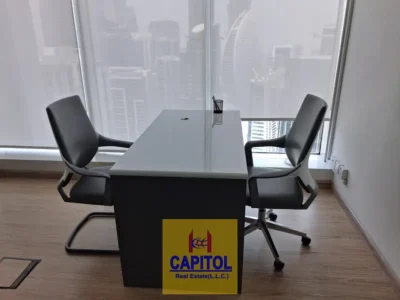 975 sqft Fully Furnished Office | Executive Cabin | Meeting Room | Pantry and Washroom