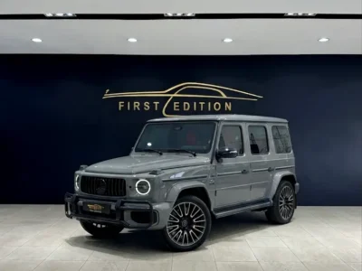 2025 Mercedes-Benz G-Class G 63 AMG 4.0L V8 Biturbo Petrol Engine Grey Red SUV GCC Specs