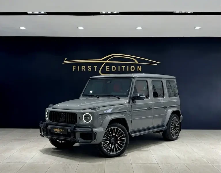 2025 Mercedes-Benz G-Class G 63 AMG 4.0L V8 Biturbo Petrol Engine Grey Red SUV GCC Specs