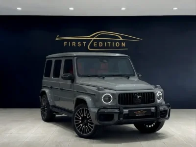 2025 Mercedes-Benz G-Class G 63 AMG 4.0L V8 Biturbo Petrol Engine Grey Red SUV GCC Specs
