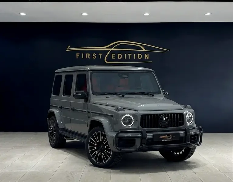 2025 Mercedes-Benz G-Class G 63 AMG 4.0L V8 Biturbo Petrol Engine Grey Red SUV GCC Specs