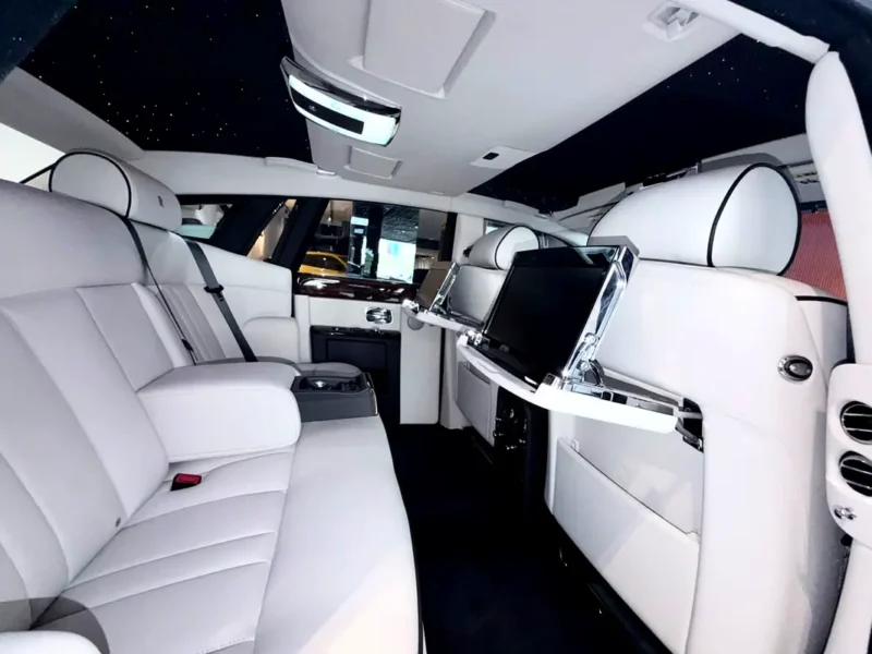 2014 Rolls-Royce Phantom Standard V12 Petrol Engine White Beige Sedan American Specs Automatic