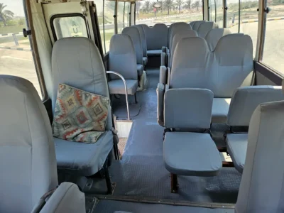 2009 Toyota Coaster 4 Cylinders Diesel Engine White Grey Van GCC Specs Premium Condition