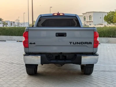 2019 Toyota Tundra CrewMax SR5 5.7L V8 i-FORCE Engine Grey Black Pickup Truck GCC Specs