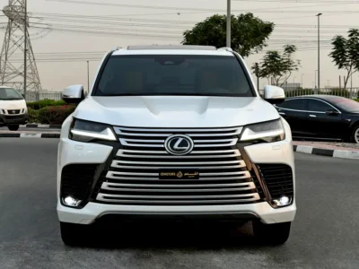 2025 Lexus LX-Series LX 600 Prestige 3.5L Twin-Turbo V6 Petrol Engine White Tan SUV GCC Specs