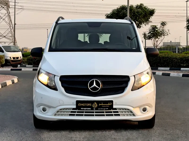 2019 Mercedes-Benz Vito Tourer Select 4 Cylinders Diesel Engine White Black Van GCC Specs
