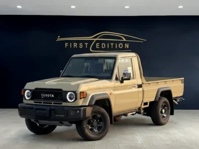 2026 Toyota Land Cruiser 70 Series LC 79 LX Sc 6 Cylinders Petrol Engine Beige Tan Pickup Truck