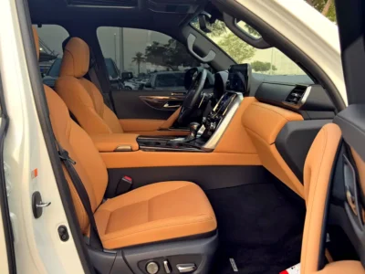 2025 Lexus LX-Series LX 600 Prestige 3.5L Twin-Turbo V6 Petrol Engine White Tan SUV GCC Specs