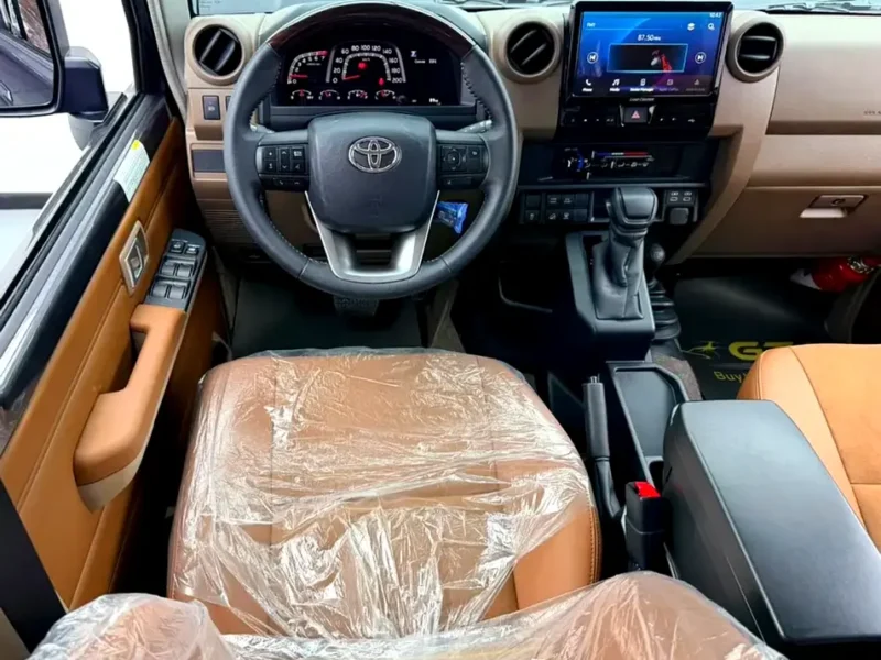 2026 Toyota Land Cruiser 70 Series LC 76 70th Anniversary 6 Cylinders Petrol Engine Grey Tan SUV