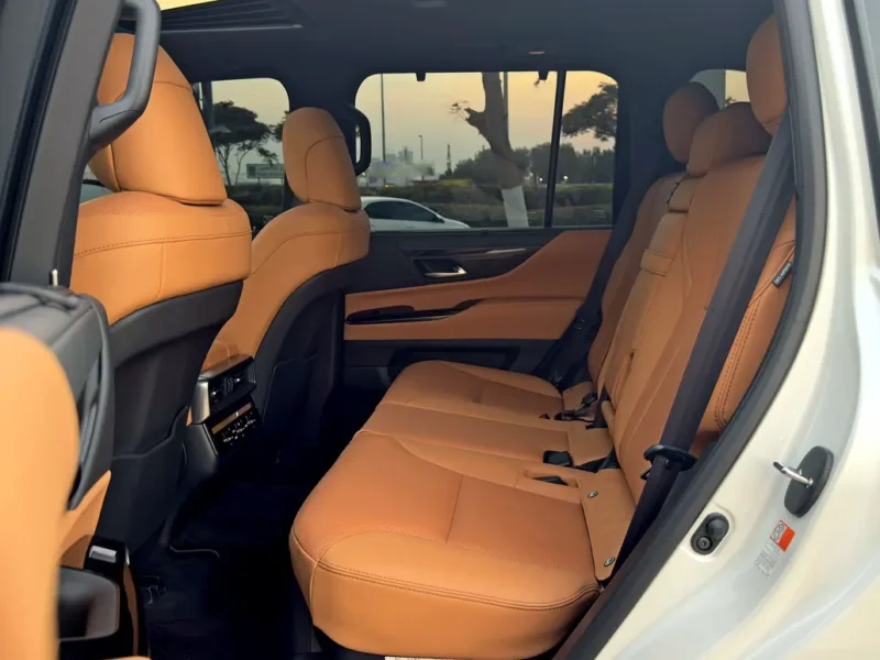 2025 Lexus LX-Series LX 600 Prestige 3.5L Twin-Turbo V6 Petrol Engine White Tan SUV GCC Specs