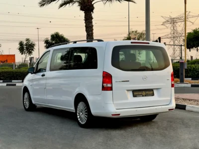 2019 Mercedes-Benz Vito Tourer Select 4 Cylinders Diesel Engine White Black Van GCC Specs