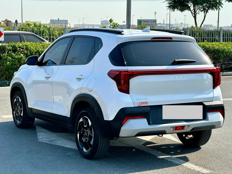 2025 Kia Sonet EX 4 Cylinders Petrol Engine White Black SUV GCC Specs Automatic