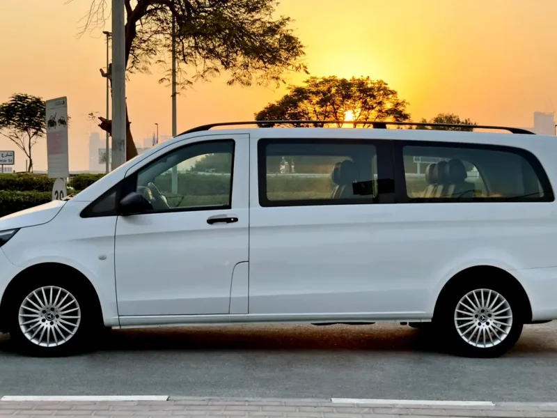 2019 Mercedes-Benz Vito Tourer Select 4 Cylinders Diesel Engine White Black Van GCC Specs