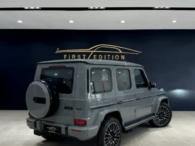 2025 Mercedes-Benz G-Class G 63 AMG 4.0L V8 Biturbo Petrol Engine Grey Red SUV GCC Specs