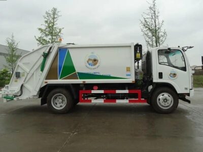 2026 Isuzu NPR 3.0 Litres 4 Cylinders Diesel Engine Manual White Grey Garbage Truck