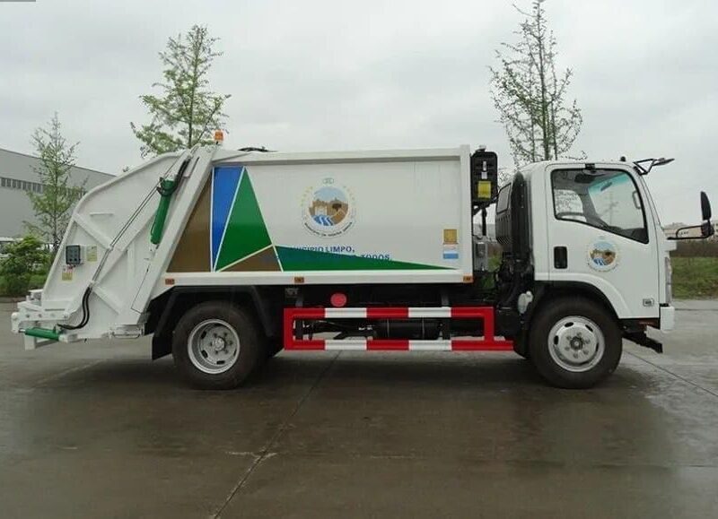 2026 Isuzu NPR 3.0 Litres 4 Cylinders Diesel Engine Manual White Grey Garbage Truck