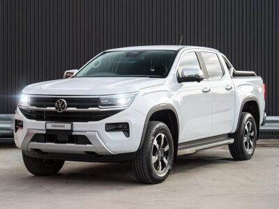 2026 Volkswagen Amarok 2.0L Turbo 4-Cylinder Diesel Engine White Black Pickup Truck