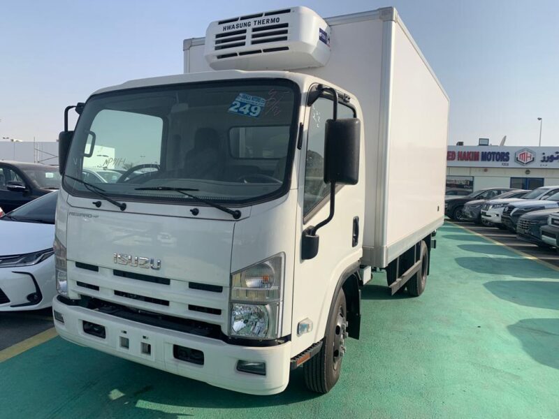 2026 Isuzu NMR 3.0 Litres 4 Cylinders Diesel Engine Manual White Grey Refrigerated Truck