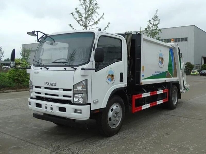 2026 Isuzu NPR 3.0 Litres 4 Cylinders Diesel Engine Manual White Grey Garbage Truck
