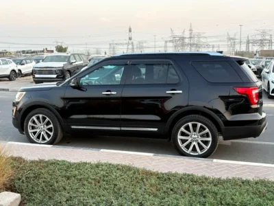 2016 Ford Explorer Limited 6 Cylinders Petrol Engine Black SUV Japanese Specs Well Maintained