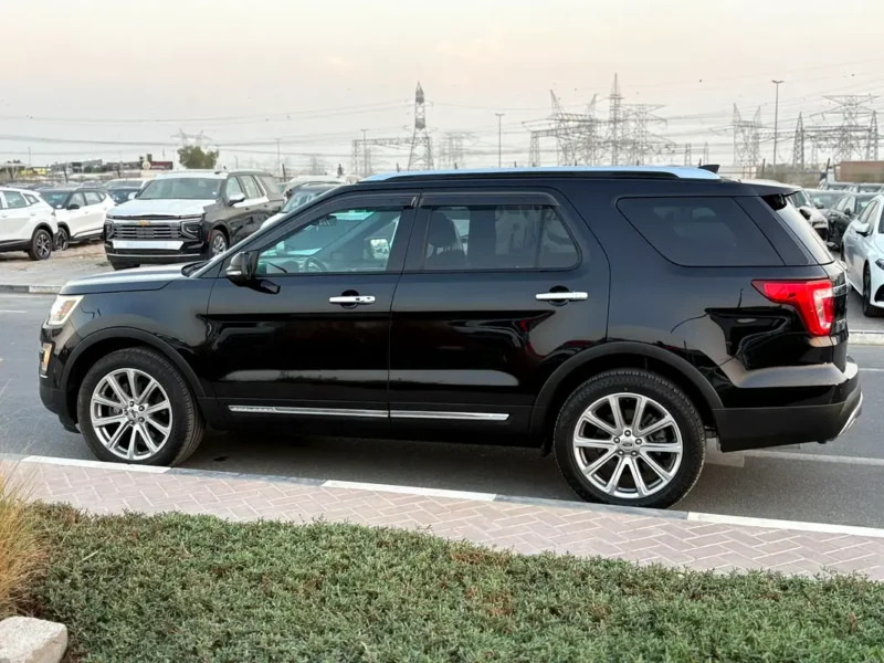 2016 Ford Explorer Limited 6 Cylinders Petrol Engine Black SUV Japanese Specs Well Maintained