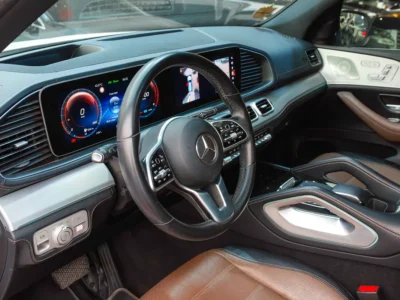2019 Mercedes-Benz GLE-Class GLE 450 4MATIC 3.0L Turbo V6 Engine White Tan SUV GCC Specs