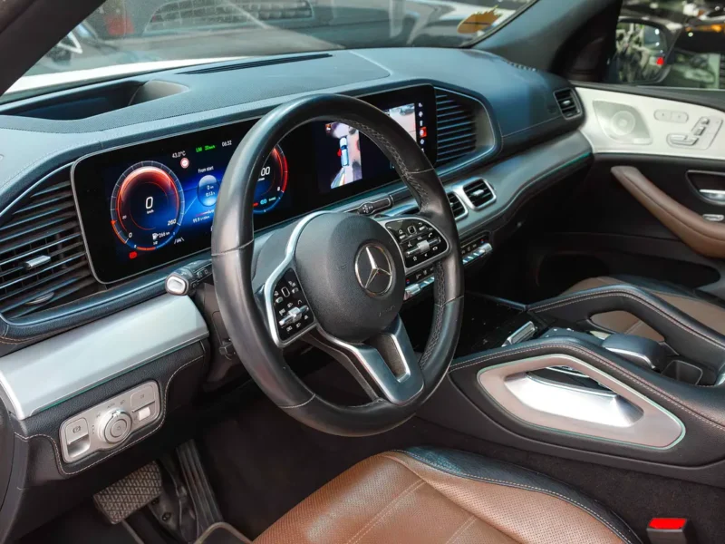 2019 Mercedes-Benz GLE-Class GLE 450 4MATIC 3.0L Turbo V6 Engine White Tan SUV GCC Specs