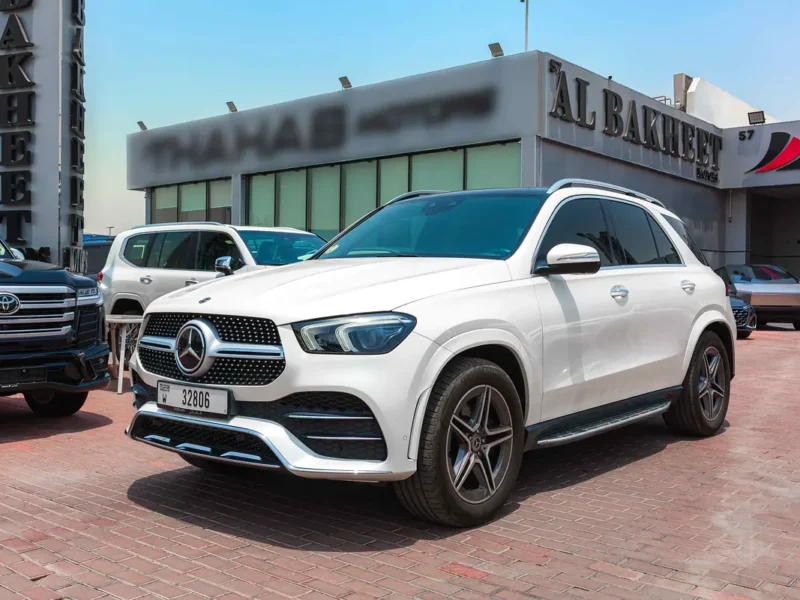 2019 Mercedes-Benz GLE-Class GLE 450 4MATIC 3.0L Turbo V6 Engine White Tan SUV GCC Specs