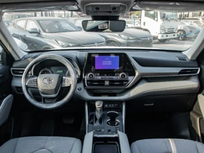 2025 TOYOTA HIGHLANDER GLE 2.5L Hybrid 4‑Cylinder Engine Black Grey SUV GCC Specs