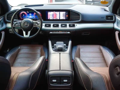 2019 Mercedes-Benz GLE-Class GLE 450 4MATIC 3.0L Turbo V6 Engine White Tan SUV GCC Specs