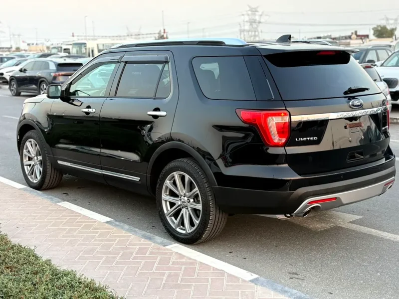 2016 Ford Explorer Limited 6 Cylinders Petrol Engine Black SUV Japanese Specs Well Maintained