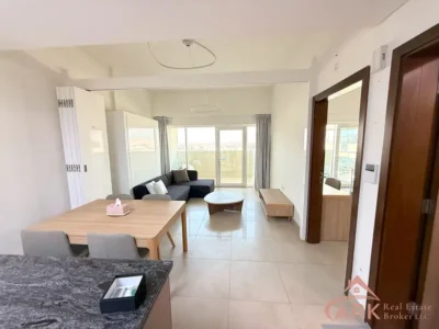 820 sqft Farishta Azizi Al Furjan Furnished 1BR | Convertible to 2BR | City View